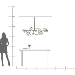 KARE24.se Taklampa Universe - Svart, 110cm - KARE Design Best