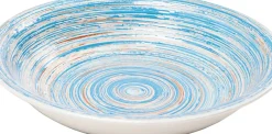 KARE24.se Tallrik Deep Swirl Blå Ø21cm - KARE Design Best