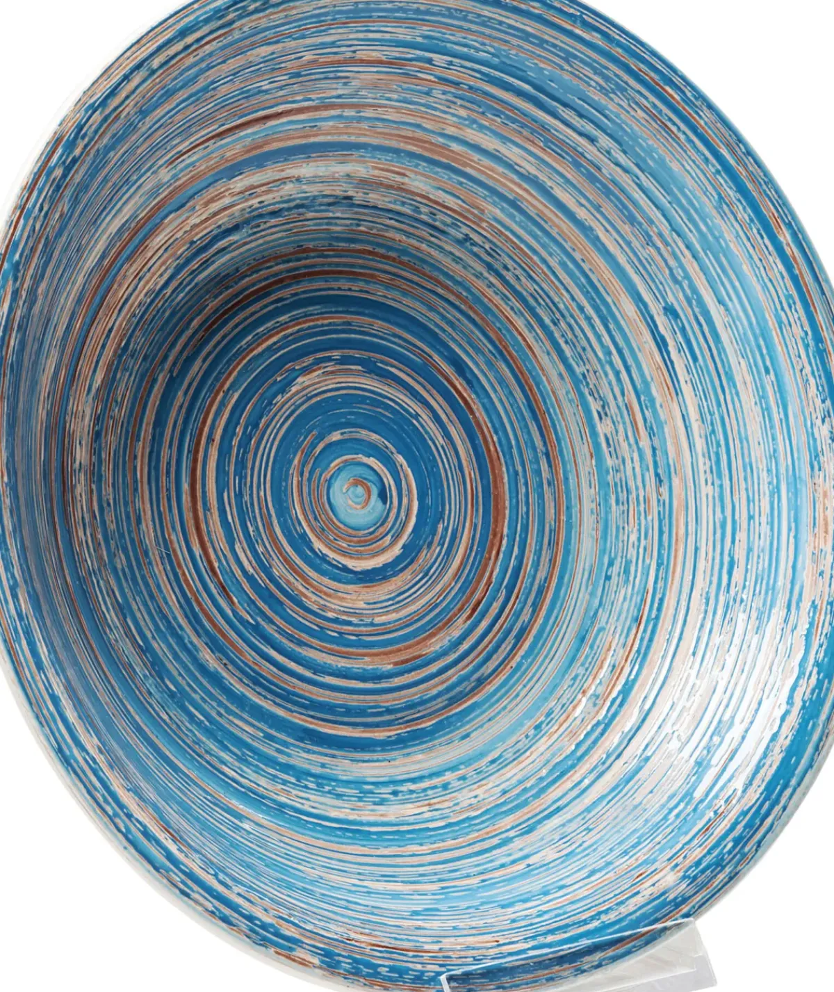 KARE24.se Tallrik Deep Swirl Blå Ø21cm - KARE Design Best