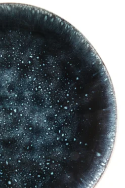 KARE24.se Tallrik Mustique - Glaserat Stengods Aqua Blå-grå, Ø21cm - KARE Design Hot