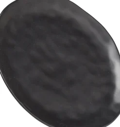 KARE24.se Tallrik Organic - Stengods Svart Ø26cm - KARE Design Discount