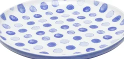 KARE24.se Tallrik Partito Dots - Vit, Blå, Ø22cm - KARE Design Hot