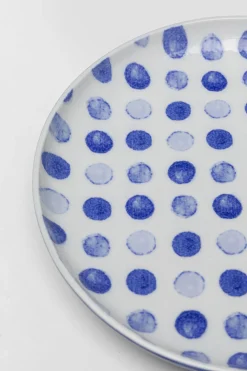 KARE24.se Tallrik Partito Dots - Vit, Blå, Ø22cm - KARE Design Hot