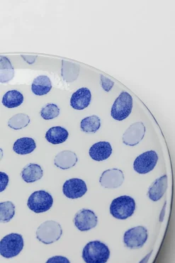 KARE24.se Tallrik Partito Dots - Vit, Blå, Ø22cm - KARE Design Hot