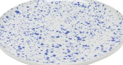 KARE24.se Tallrik Partito Dots - Vit, Blå, Ø27cm - KARE Design Outlet