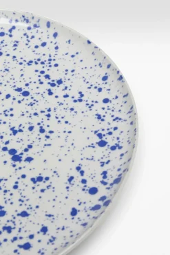 KARE24.se Tallrik Partito Dots - Vit, Blå, Ø27cm - KARE Design Outlet