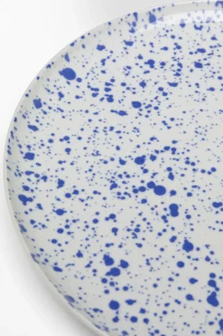 KARE24.se Tallrik Partito Dots - Vit, Blå, Ø27cm - KARE Design Outlet