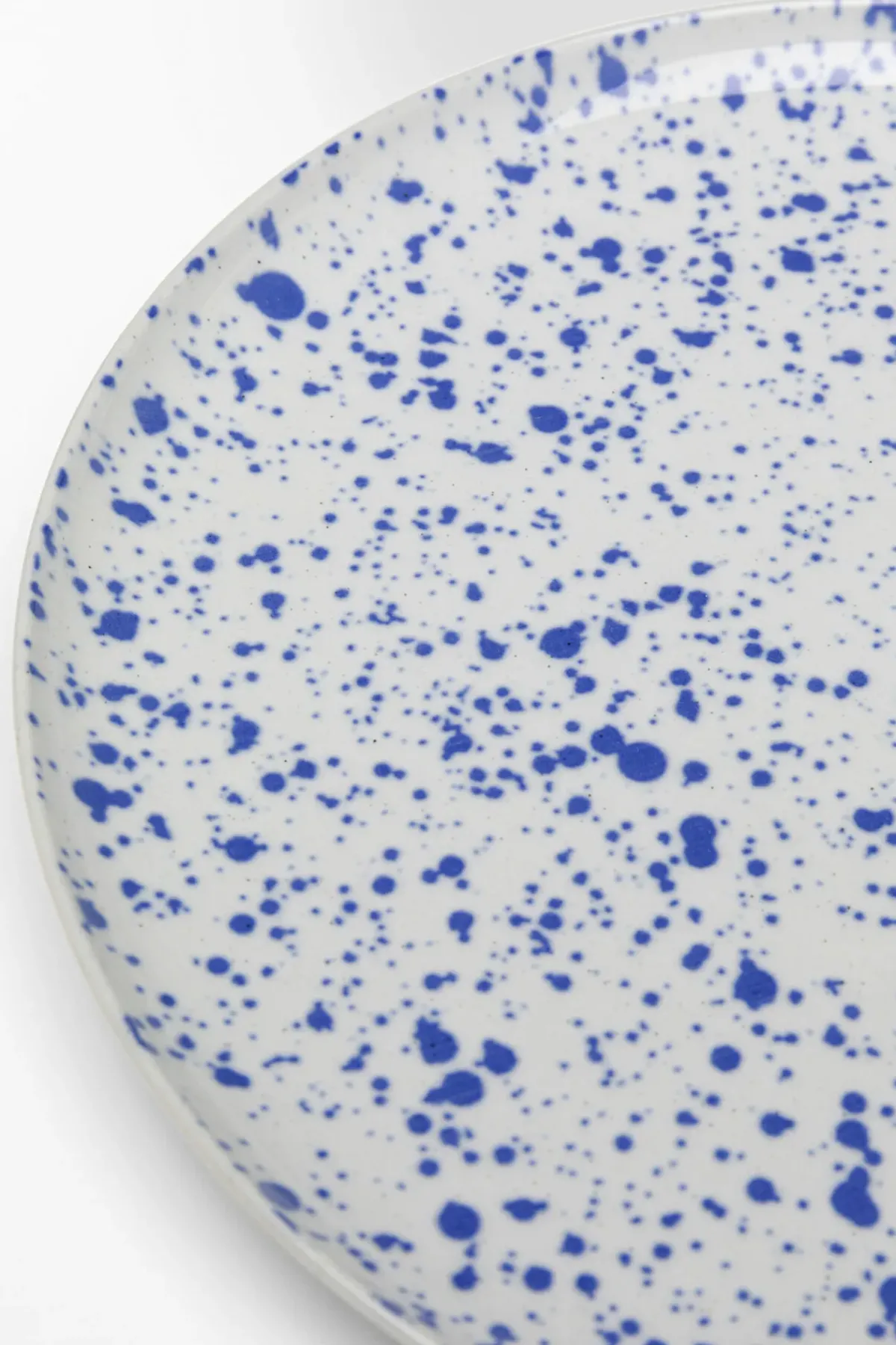KARE24.se Tallrik Partito Dots - Vit, Blå, Ø27cm - KARE Design Outlet