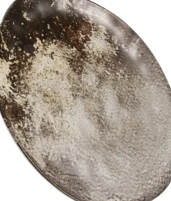 KARE24.se Tallrik Savannah - Glaserat Stengods Brun/Grå, Ø20cm - KARE Design Sale