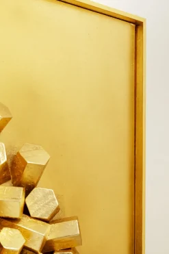 KARE24.se Tavla Mikado - Guld, 120x120cm - KARE Design Hot