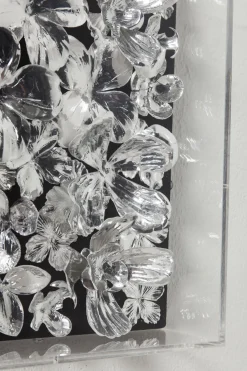 KARE24.se Tavla Silver Flower, 100x100cm - KARE Design Outlet