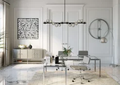 KARE24.se Tavla Silver Flower, 100x100cm - KARE Design Outlet