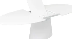 KARE24.se Utdragbart Bord Benvenuto - Ovalt Bord Vit, 200-250x110cm - KARE Design Discount