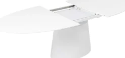 KARE24.se Utdragbart Bord Benvenuto - Ovalt Bord Vit, 200-250x110cm - KARE Design Discount