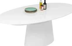 KARE24.se Utdragbart Bord Benvenuto - Ovalt Bord Vit, 200-250x110cm - KARE Design Discount