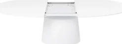 KARE24.se Utdragbart Bord Benvenuto - Ovalt Bord Vit, 200-250x110cm - KARE Design Discount