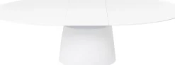 KARE24.se Utdragbart Bord Benvenuto - Ovalt Bord Vit, 200-250x110cm - KARE Design Discount