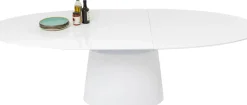 KARE24.se Utdragbart Bord Benvenuto - Ovalt Bord Vit, 200-250x110cm - KARE Design Discount