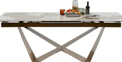 KARE24.se Utdragbart Bord Connesso - Mässing, 200(+60)x100cm - KARE Design Discount