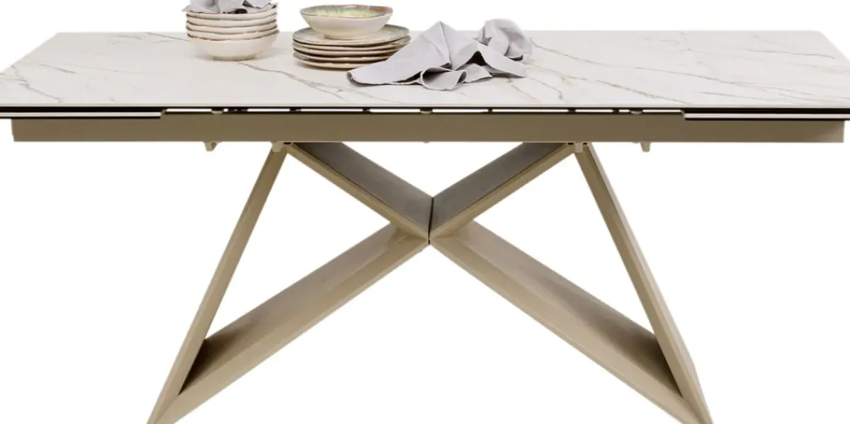 KARE24.se Utdragbart Bord Nelly - Greige 180(40+40)x90cm - KARE Design Best