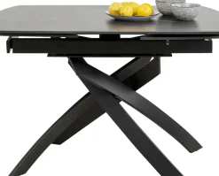 KARE24.se Utdragbart Bord Twist - Svart, 120(30+30)x90cm - KARE Design Online