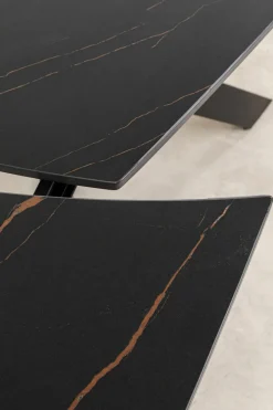KARE24.se Utdragbart Bord Twist - Svart, 120(30+30)x90cm - KARE Design Online