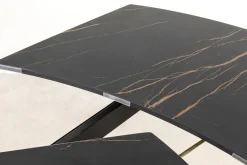 KARE24.se Utdragbart Bord Twist - Svart, 120(30+30)x90cm - KARE Design Online
