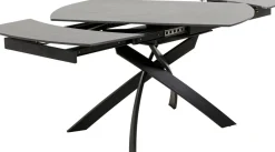 KARE24.se Utdragbart Bord Twist - Svart, 120(30+30)x90cm - KARE Design Online