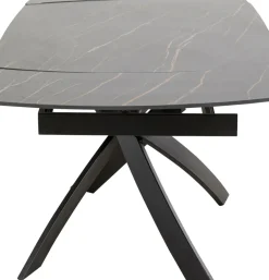 KARE24.se Utdragbart Bord Twist - Svart, 120(30+30)x90cm - KARE Design Online