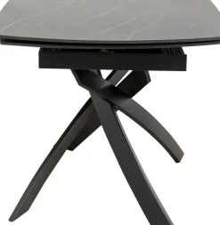 KARE24.se Utdragbart Bord Twist - Svart, 120(30+30)x90cm - KARE Design Online