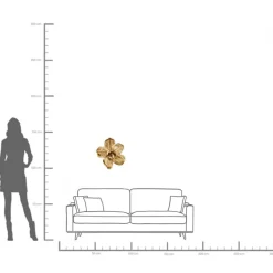KARE24.se Väggdekoration Orchid Guld 44cm - KARE Design Hot