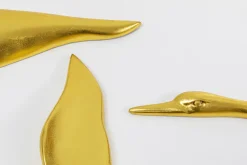 KARE24.se Väggdekor Flying Ducks - guld, 3-set - KARE Design Best