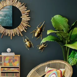 KARE24.se Väggdekor Herkules Beetle - Skulptur Guld, 41cm - KARE Design Hot