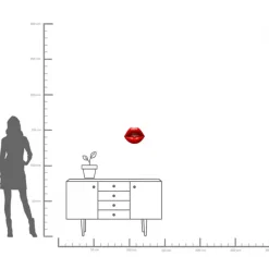 KARE24.se Väggdekor Lips, 30cm - KARE Design New