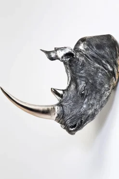 KARE24.se Väggdekor Rhino - Noshörning, Trofé Antik, 53cm - KARE Design New