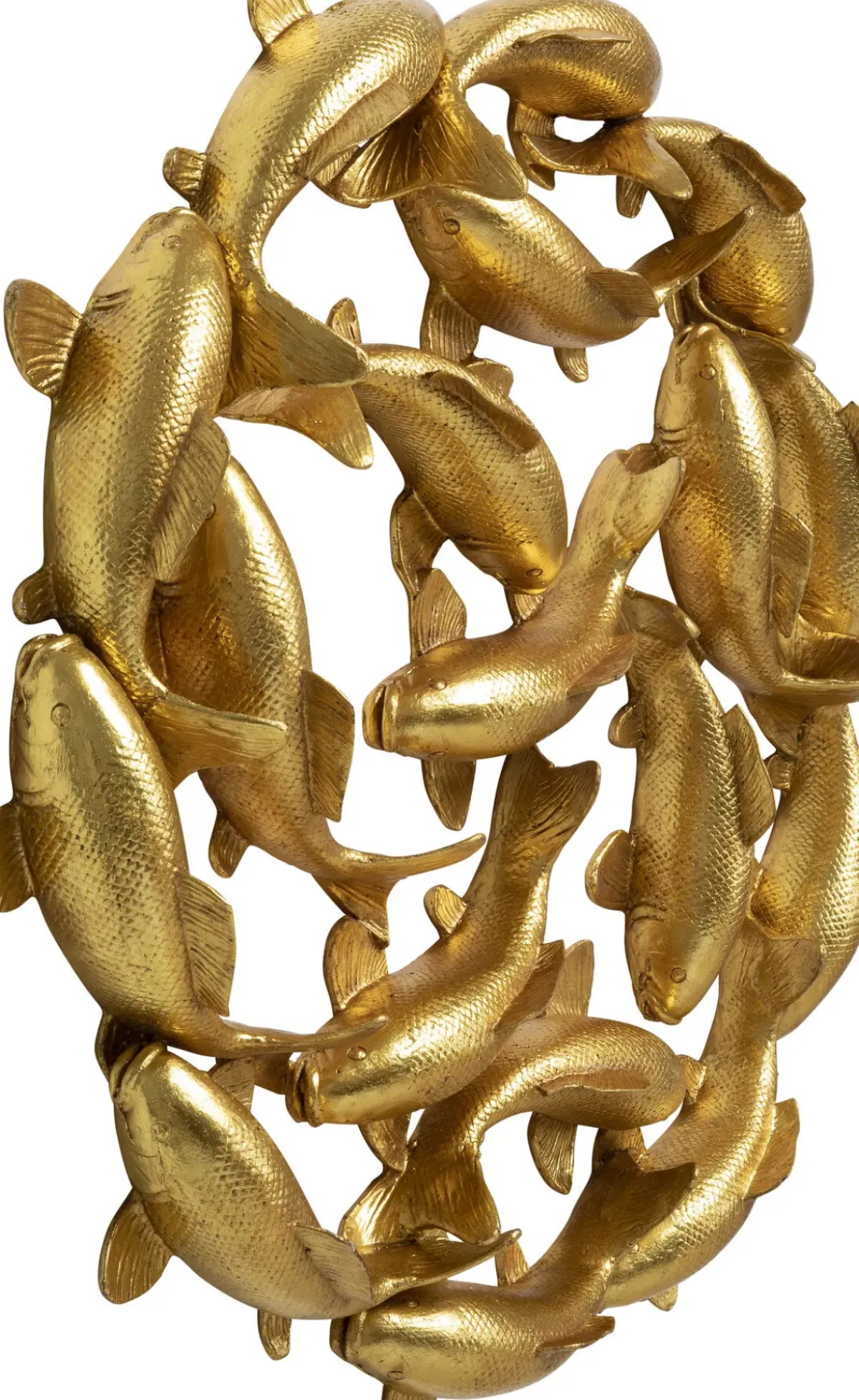 KARE24.se Väggdekor School of Koi - Guld Ø102cm - KARE Design Best