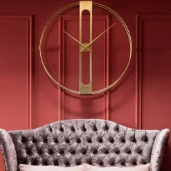 KARE24.se Väggklocka Clip Gold XL, Ø107cm - KARE Design