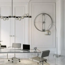KARE24.se Väggklocka Clip Silver, Ø60cm - KARE Design Online