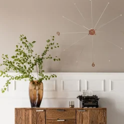 KARE24.se Väggklocka Like Umbrella, Rosegold Ø100 - KARE Design