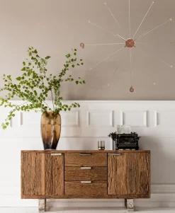 KARE24.se Väggklocka Like Umbrella, Rosegold Ø100 - KARE Design
