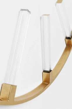KARE24.se Väggklocka Visible Sticks - Stor Klocka i Mässing och Plexi, Ø92cm - KARE Design Online