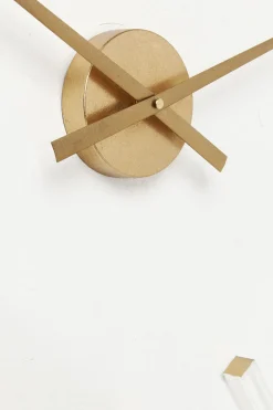 KARE24.se Väggklocka Visible Sticks - Stor Klocka i Mässing och Plexi, Ø92cm - KARE Design Online