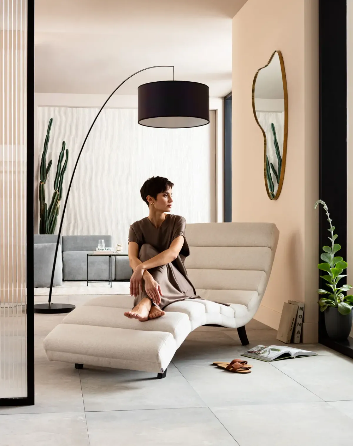 KARE24.se Vilfåtölj Balou Cream, 190cm - KARE Design Sale