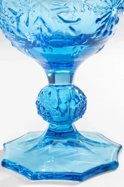 KARE24.se Vinglas Ice Flowers - Blå - KARE Design Online