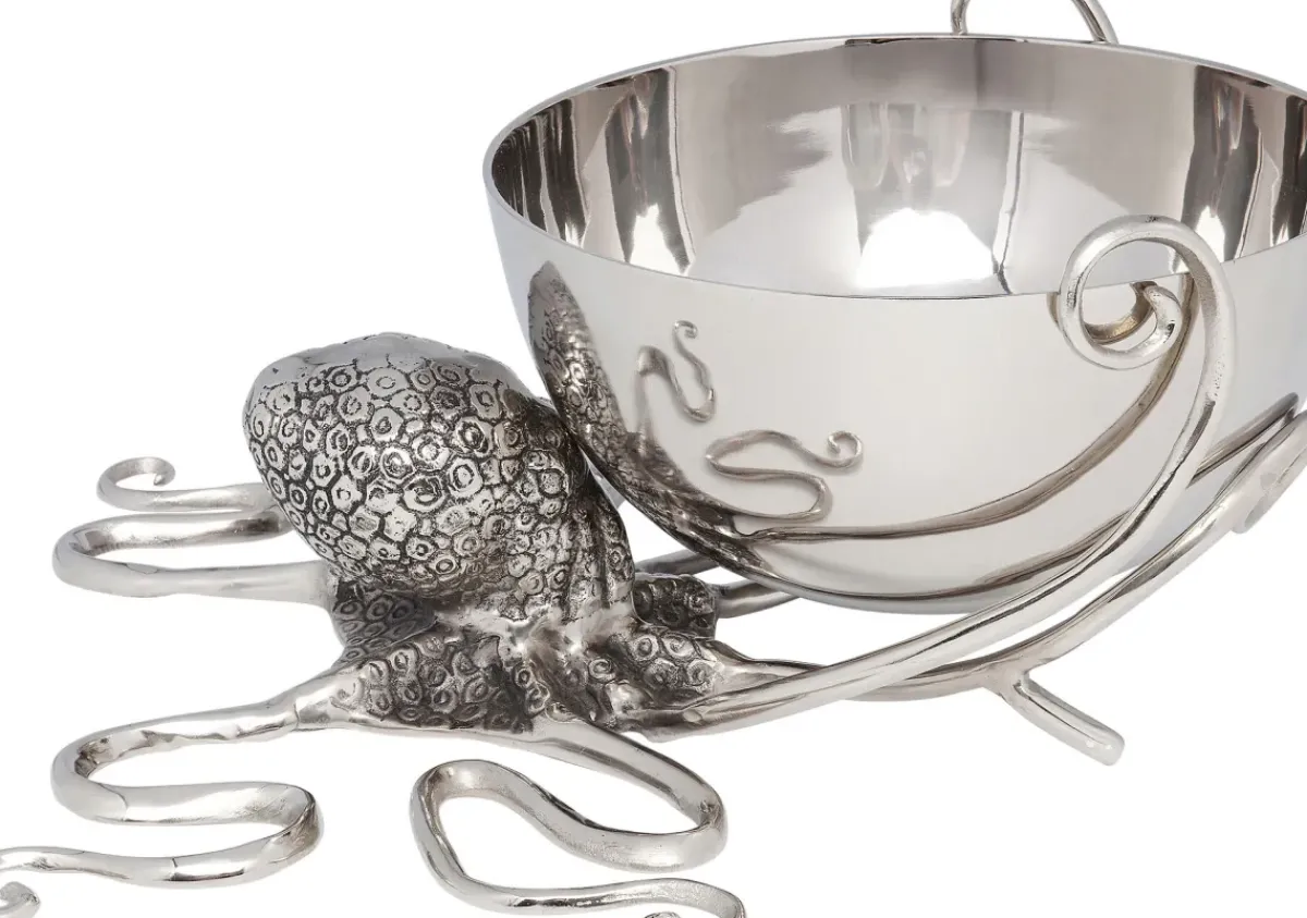 KARE24.se Vinkylare Octopus - Dekorativ Vinkylare Silver - KARE Design Online