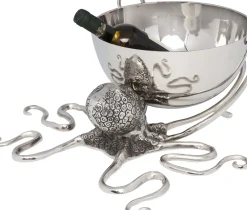 KARE24.se Vinkylare Octopus - Dekorativ Vinkylare Silver - KARE Design Online