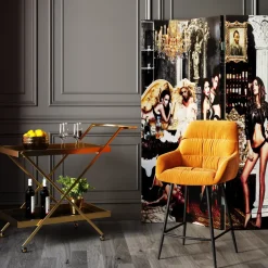 KARE24.se Barstol Bristol - Gul, 69cm - KARE Design Best
