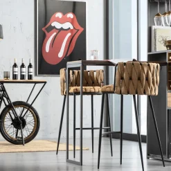 KARE24.se Barstol Cheerio - Ljus Brun/ Havregul - KARE Design Discount