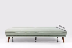 KARE24.se Bäddsoffa Lizzy - Grön, 210cm - KARE Design Hot