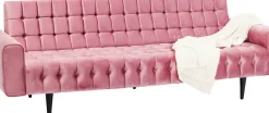 KARE24.se Bäddsoffa Milchbar - Mauve Sammet, 230cm - KARE Design New
